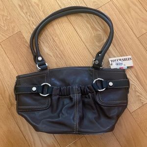 Dark Brown leather purse - Brand new with tags